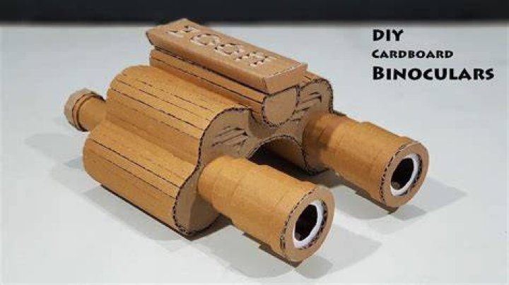 How do you make cardboard binoculars
