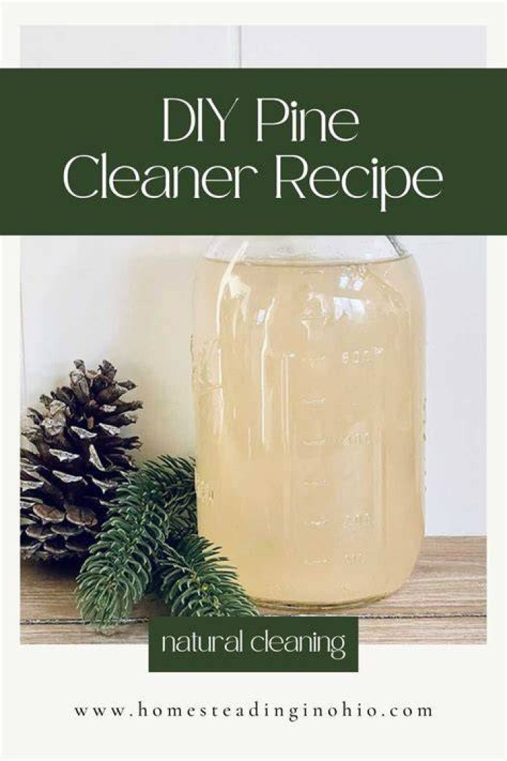 How do you make pine cleaner