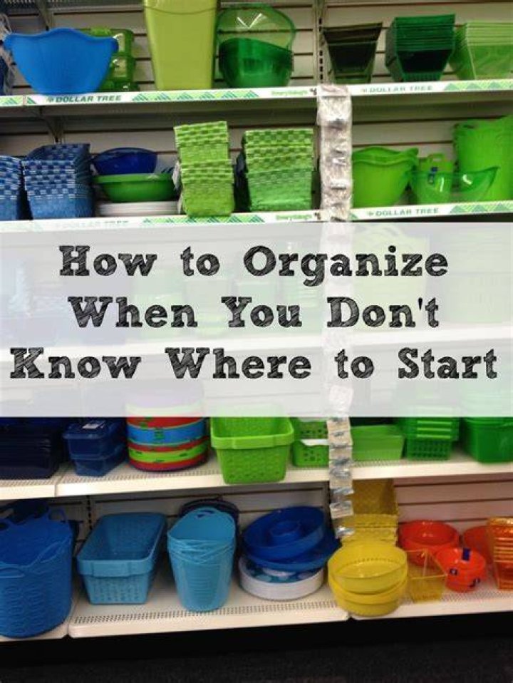 How do you organize plastic