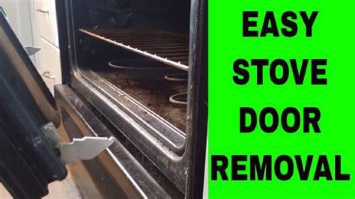 How do you remove a GE oven