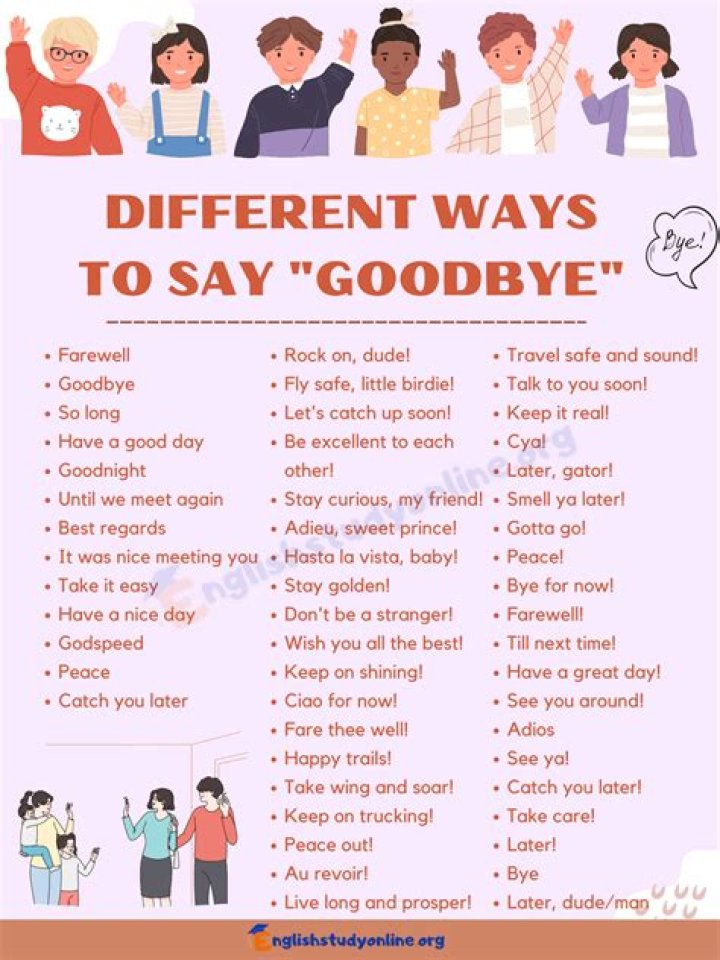 How do you say goodbye party