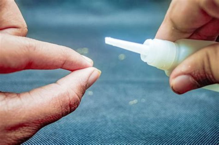 How do you smooth super glue