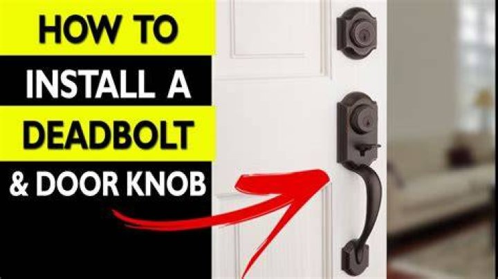 How do you unjam a deadbolt