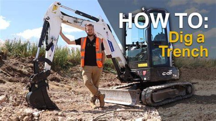 How do you use a 36 trencher