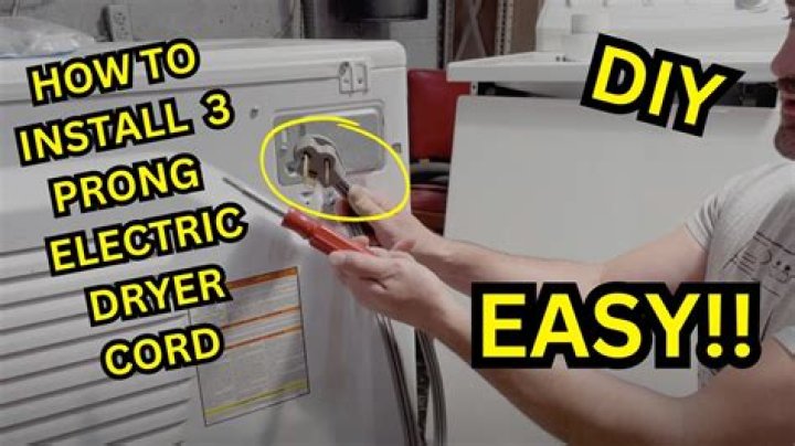 How do you wire a dryer cord