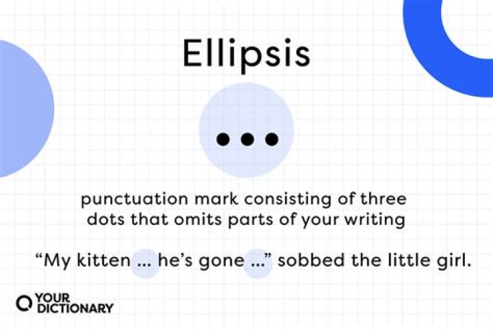 How do you write an ellipsis