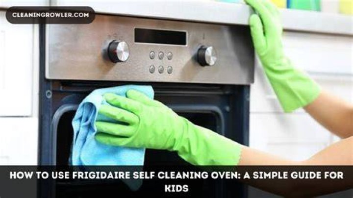 How does a Frigidaire self cleaning oven work