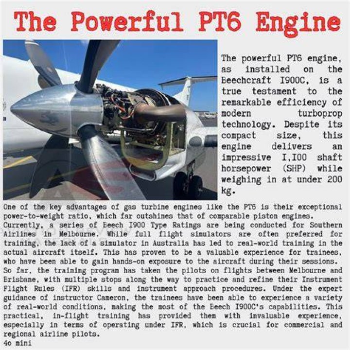 How does a PT 6 engine work