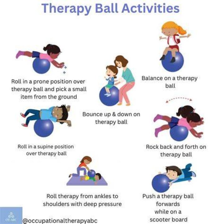 How does a therapy ball work