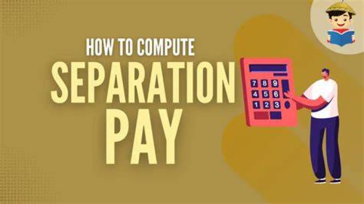 How does separation pay work