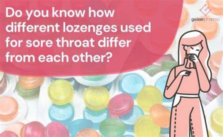 How does throat lozenge work
