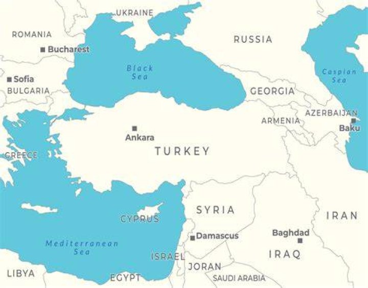 How far is Syria from Turkey