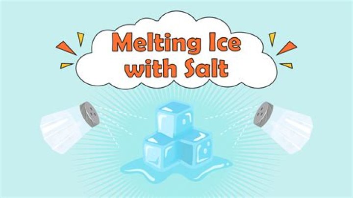 How fast will salt melt ice