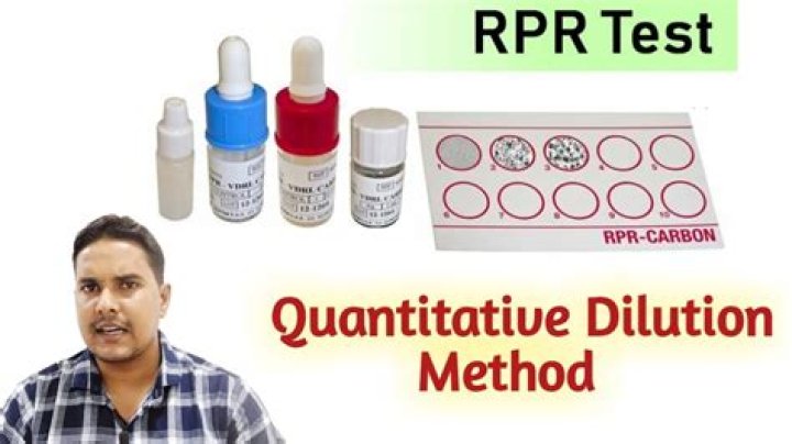 How is an RPR test performed
