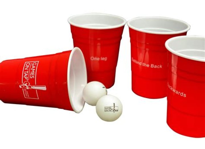 How many cups does beer pong
