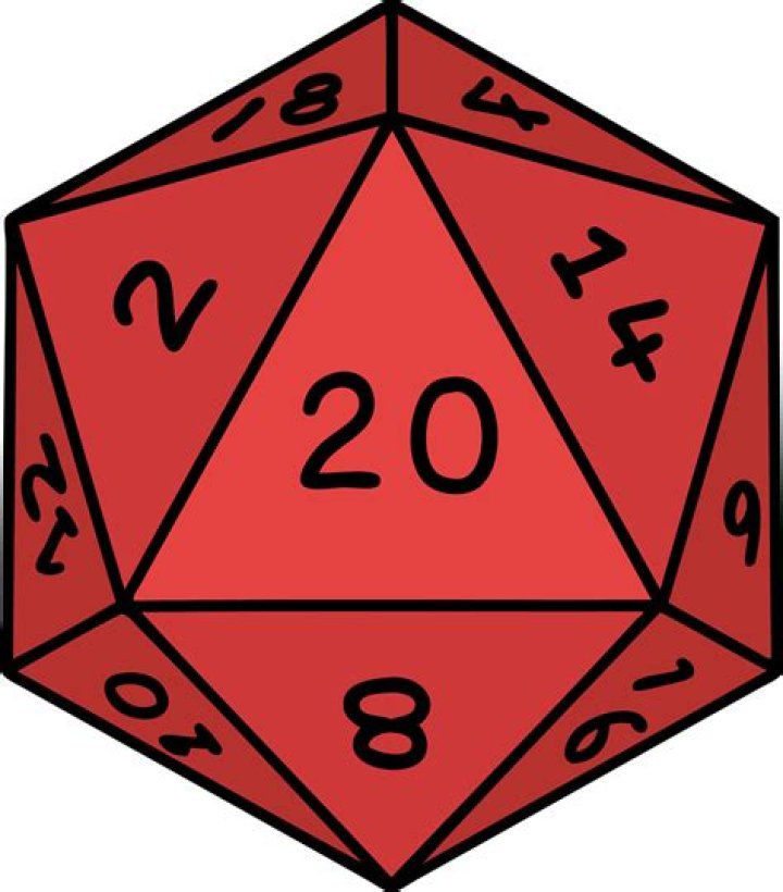 How many sides are on a D20