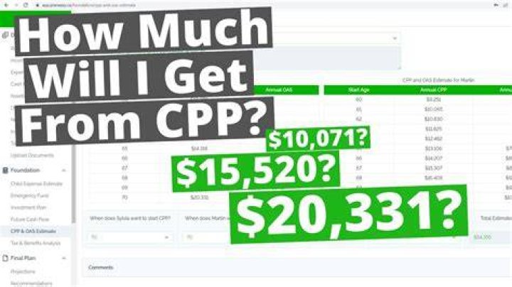 How much will I get from CPP