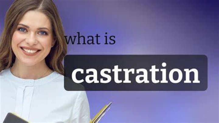 How open castration is done