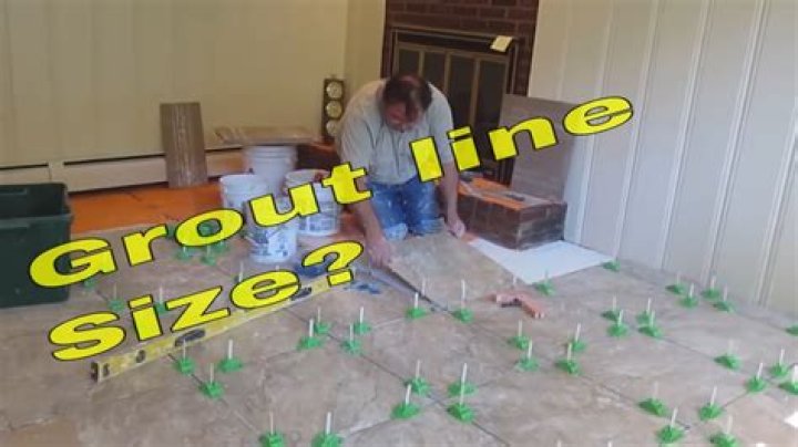 How small can grout lines be