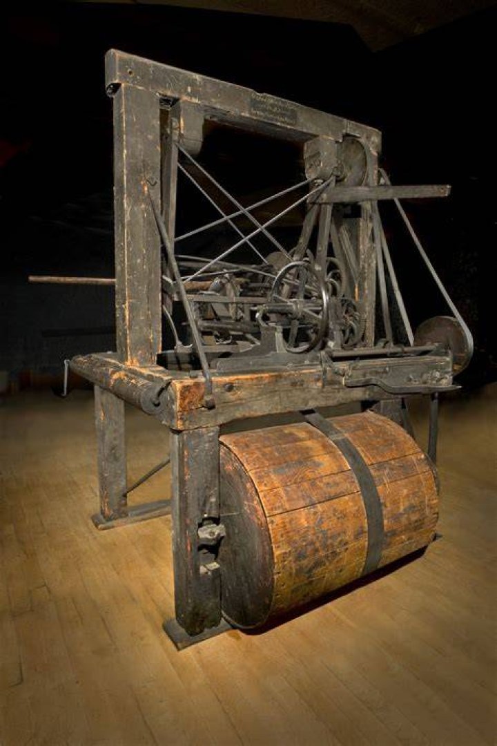 How was the first lathe made