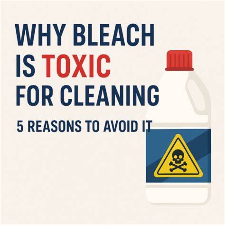 Is bleach toxic after drying