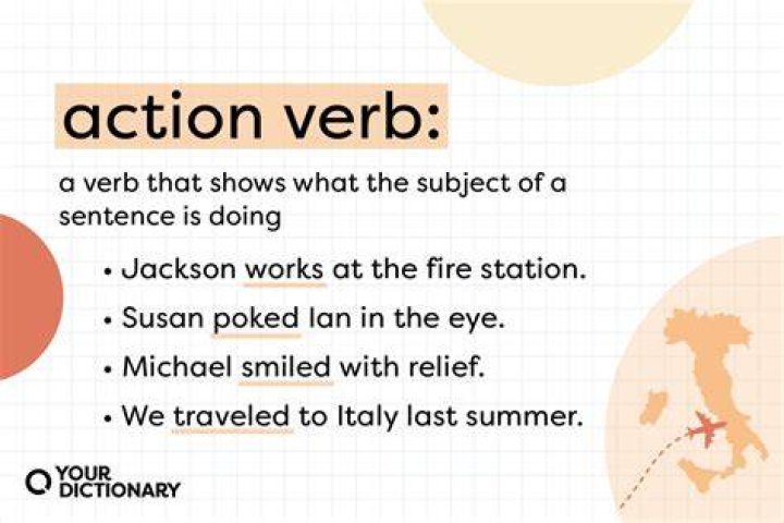 Is considered an action verb