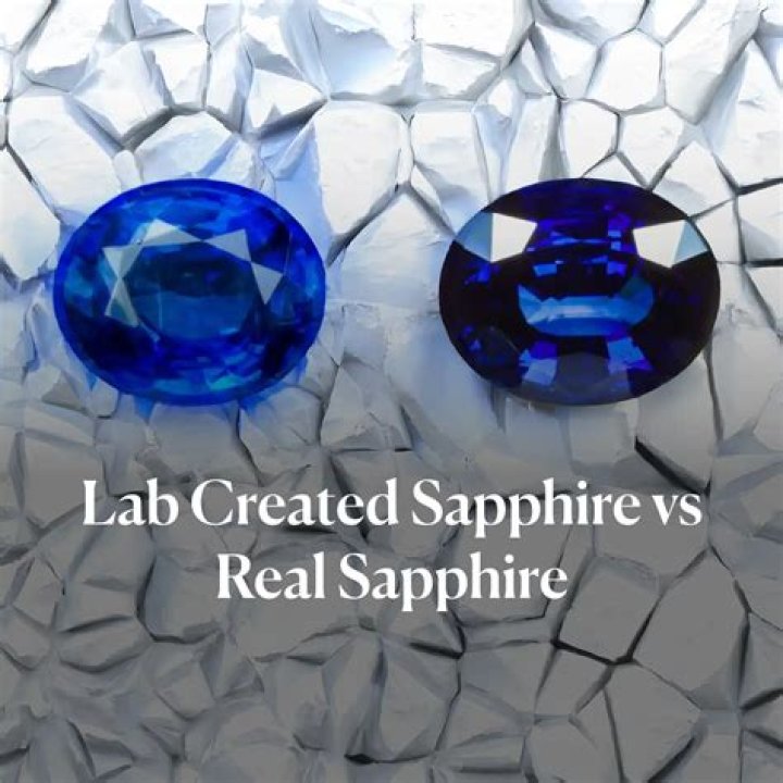 Is lab created sapphire real