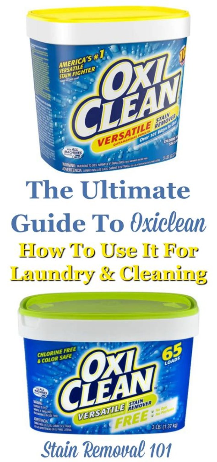 Is oxyclean an oxygen bleach