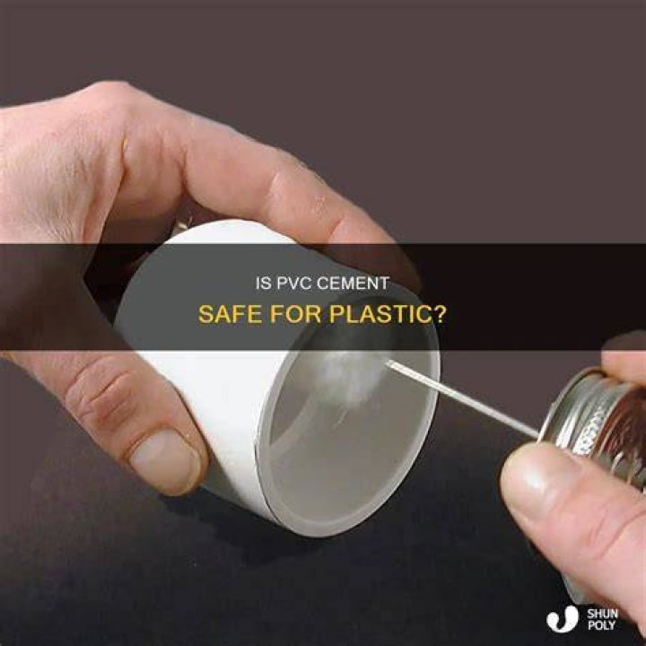 Is PVC cement safe for fish