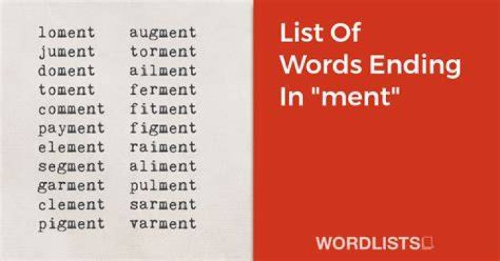 Is there a word called ment