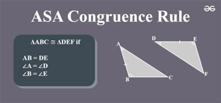 Is there an ASA in geometry