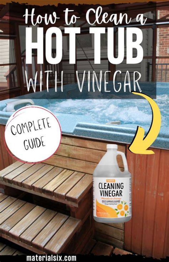 Is Vinegar safe for hot tubs