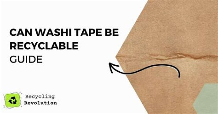 Is washi tape biodegradable