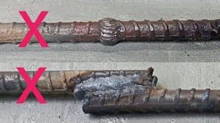 Is welding rebar acceptable