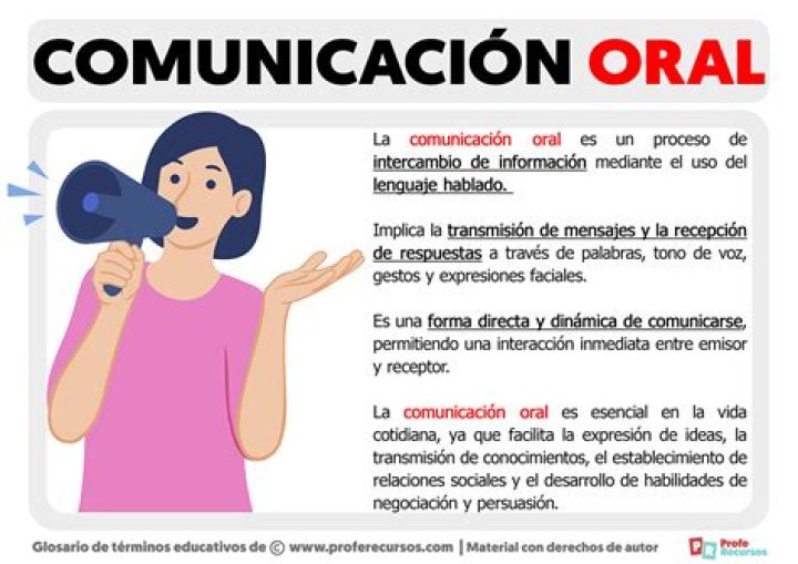 ¿Qué es la comunicación oral