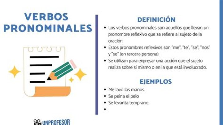 ¿Qué es un verbo pronominal