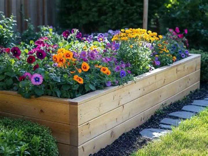 Should flower beds be raised