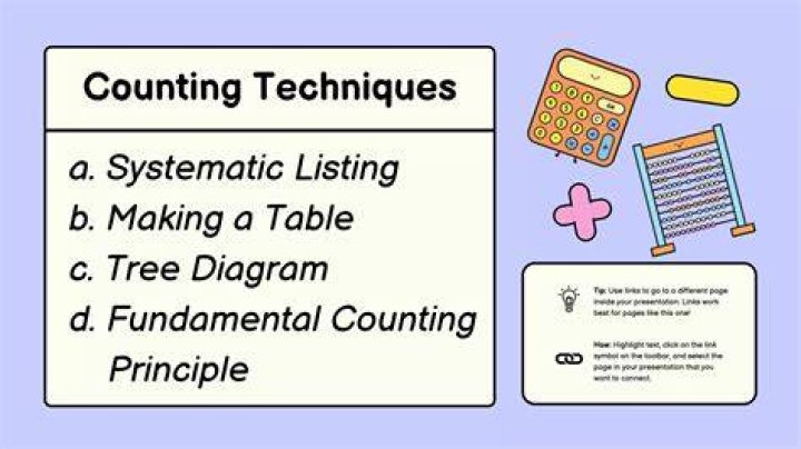 What are counting techniques