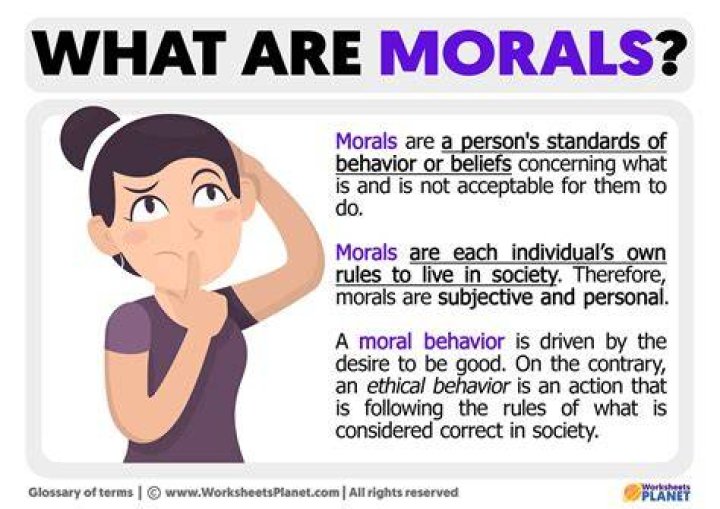 What are examples of morals