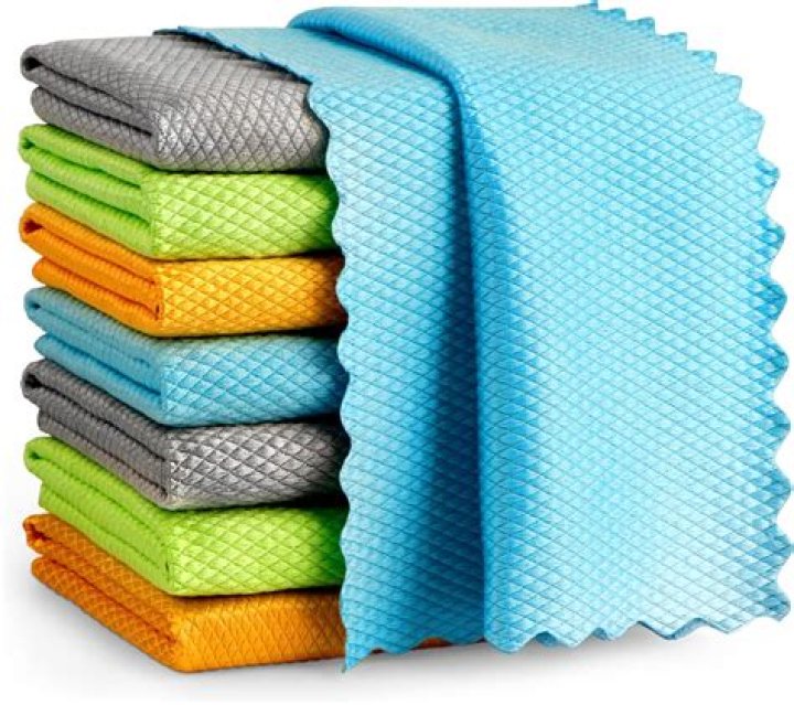 What are microfiber cloths made of