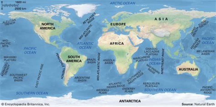 What are the 4 ocean basins