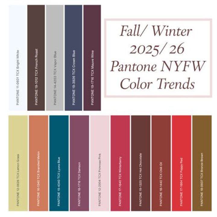 What are the colors for Fall
