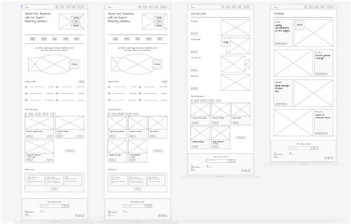 What are wireframes examples
