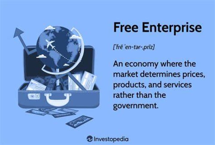 What caused free enterprise