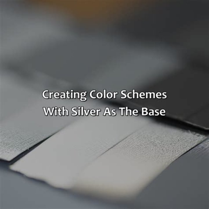 What color makes silver pop