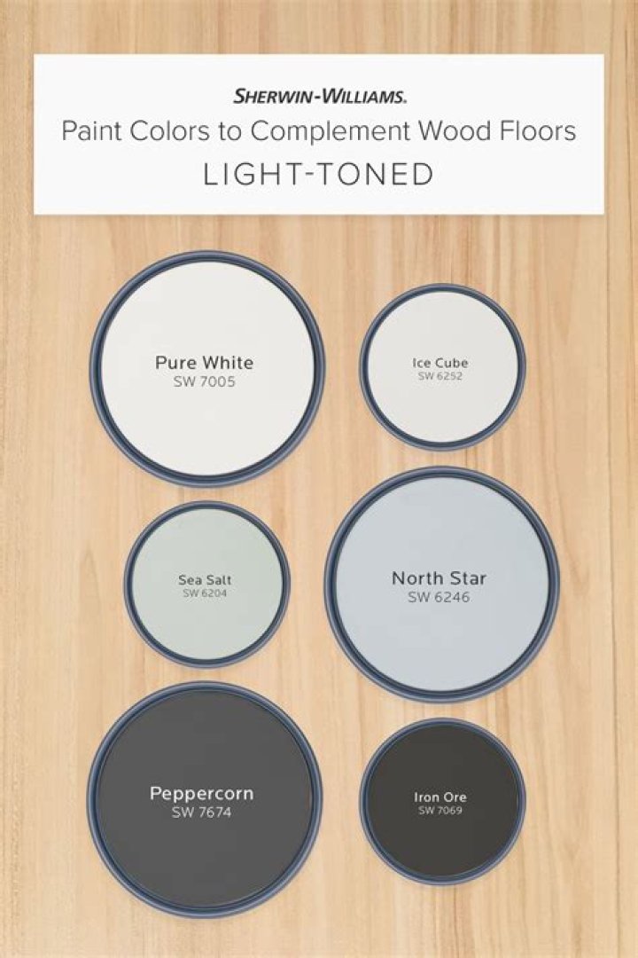 What compliments light wood