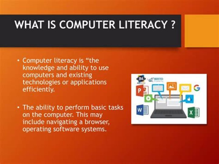 What computer literacy means
