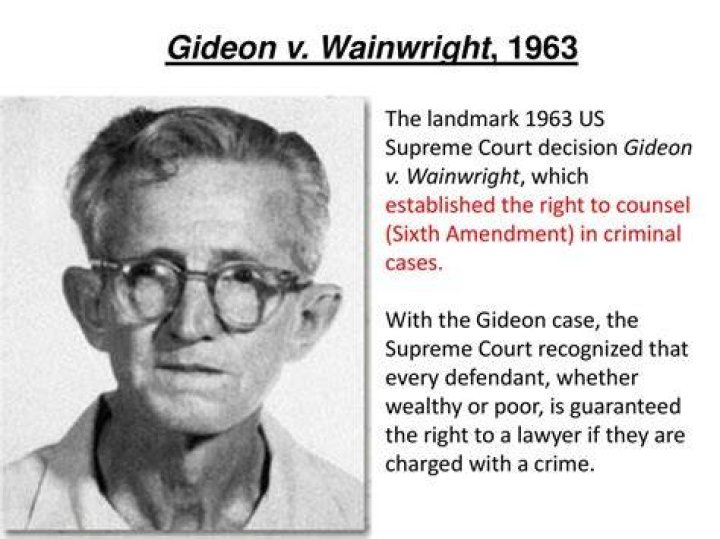 What crime did Gideon commit
