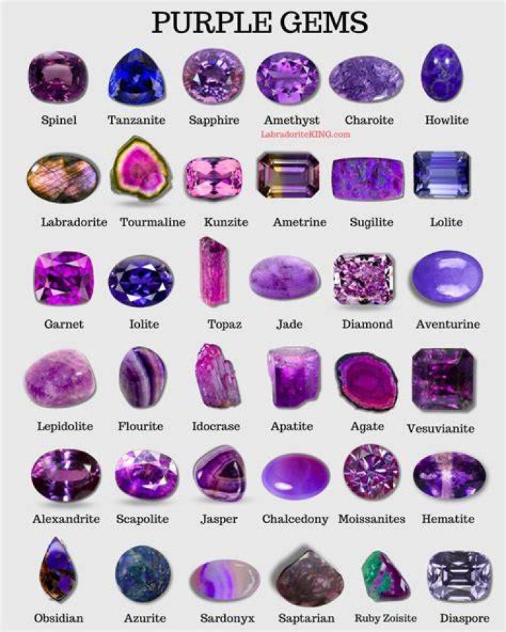 What Crystal is light purple