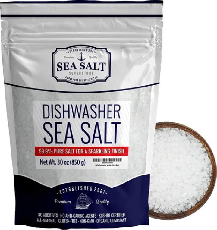 What dissolves hardened salt